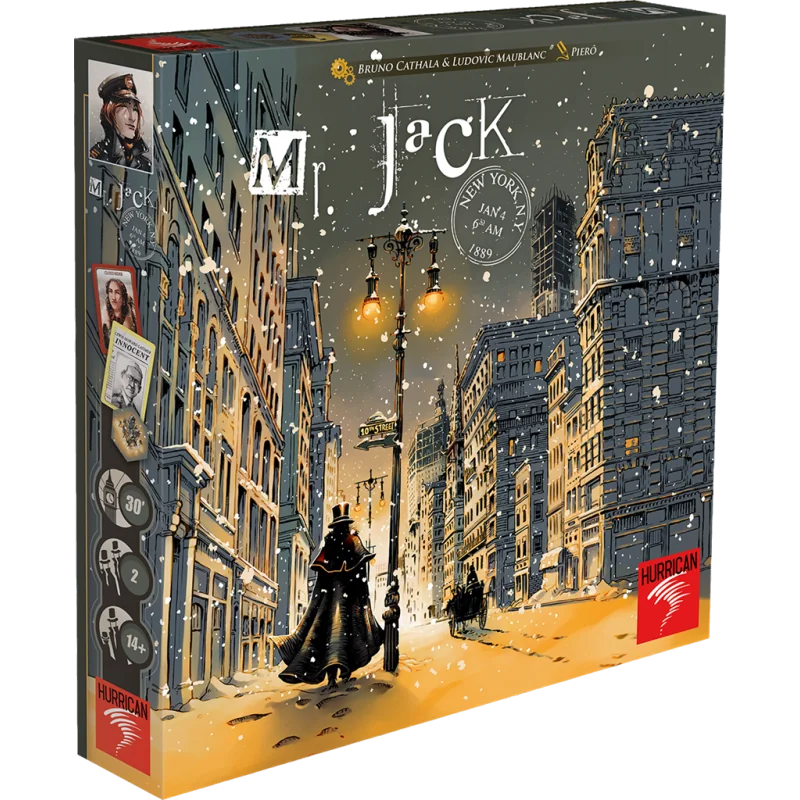 Spel: Mr. Jack - New York - Herziene editie
Uitgever: Hurrican
Engelse versie
