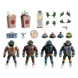Tortues Ninja (Cartoon) figurines Pack de 4 Punk Turtles 18 cm | 0634482543818