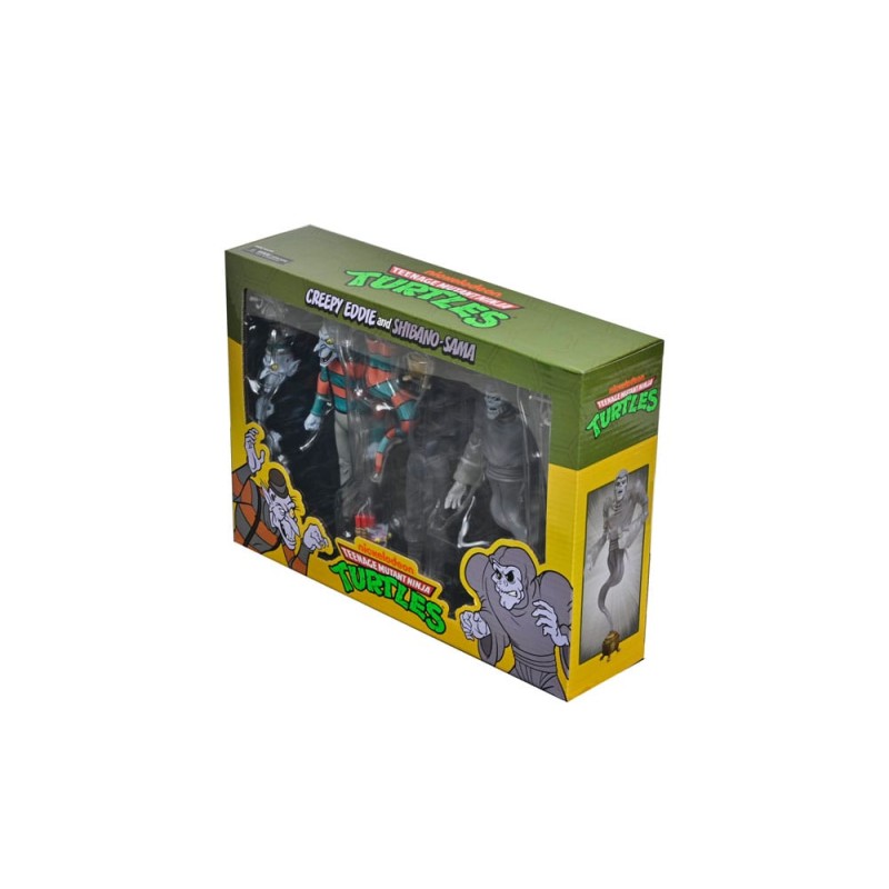 Teenage Mutant Ninja Turtles: Saturday Morning Adventures 2-Pack figurines Creepy Eddie & Shibano-Sama 17 cm | 0634482545096