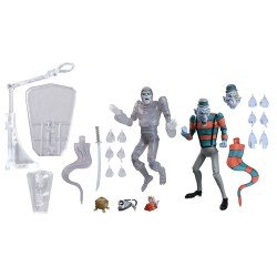 Teenage Mutant Ninja Turtles: Saturday Morning Adventures 2-Pack figurines Creepy Eddie & Shibano-Sama 17 cm | 0634482545096