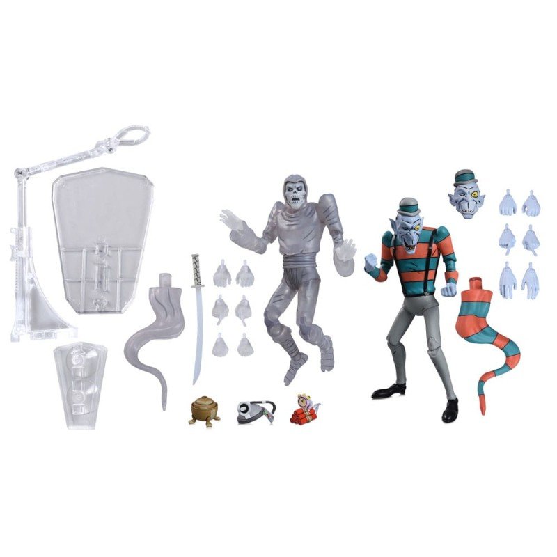 Teenage Mutant Ninja Turtles: Saturday Morning Adventures 2-Pack figurines Creepy Eddie & Shibano-Sama 17 cm | 0634482545096