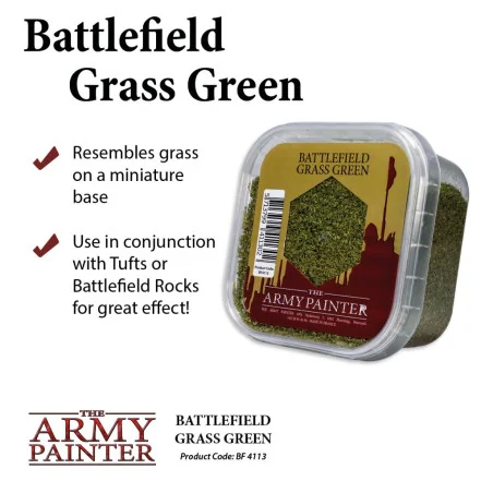 The Army Painter - Terrain Accessory - Battlefield Grass Green | 5713799411302