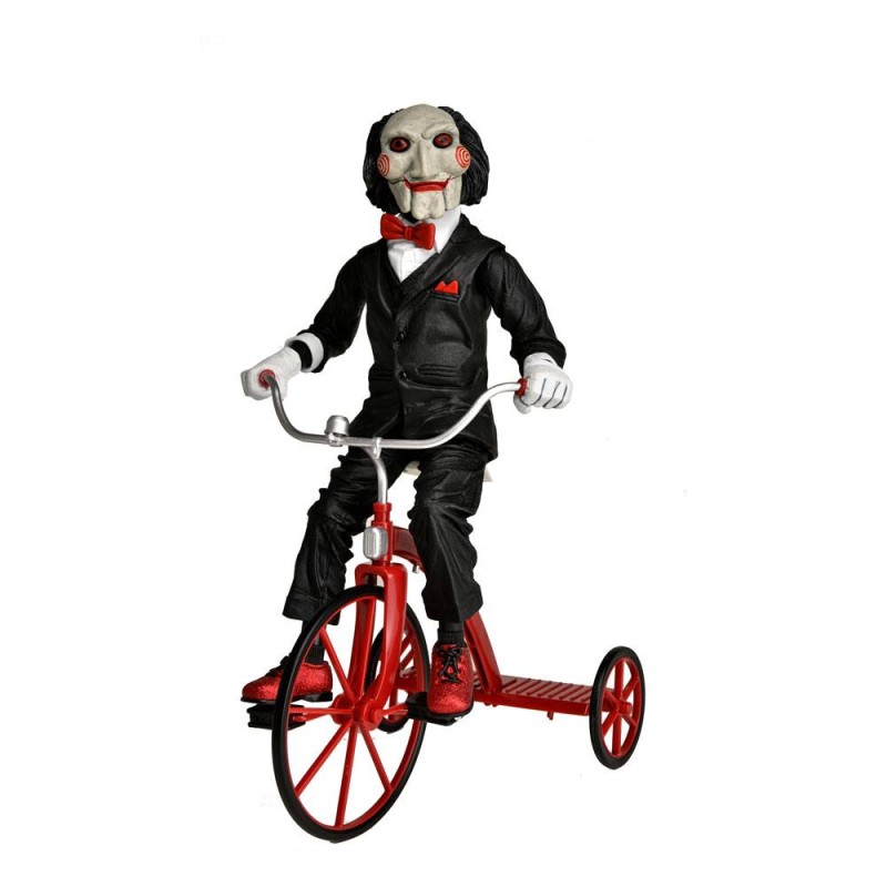 Saw figurine sonore Billy with Tricycle 30 cm | 0634482606070