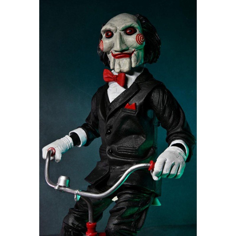 Saw figurine sonore Billy with Tricycle 30 cm | 0634482606070