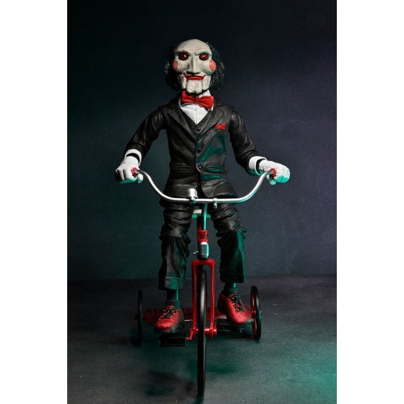 Saw figurine sonore Billy with Tricycle 30 cm | 0634482606070