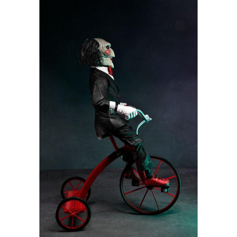 Saw figurine sonore Billy with Tricycle 30 cm | 0634482606070