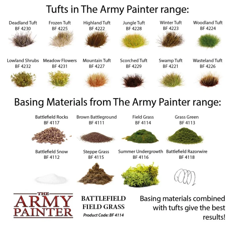 The Army Painter - Accessoire de Terrain - Battlefield Field Grass | 5713799411401