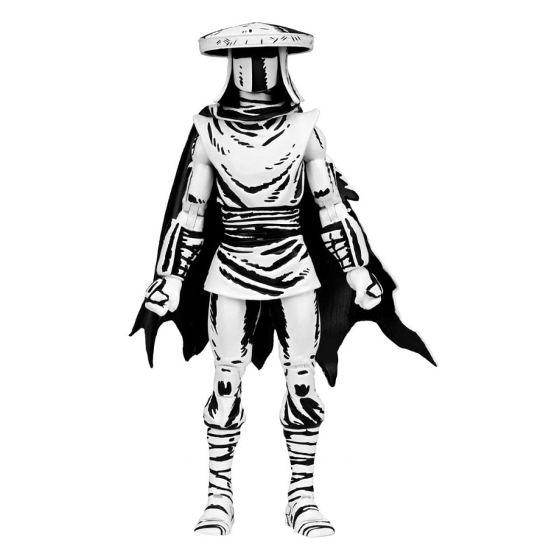 Teenage Mutant Ninja Turtles Action Figure Elite Foot Ninja Guard Black & White 18 cm | 0634482543863