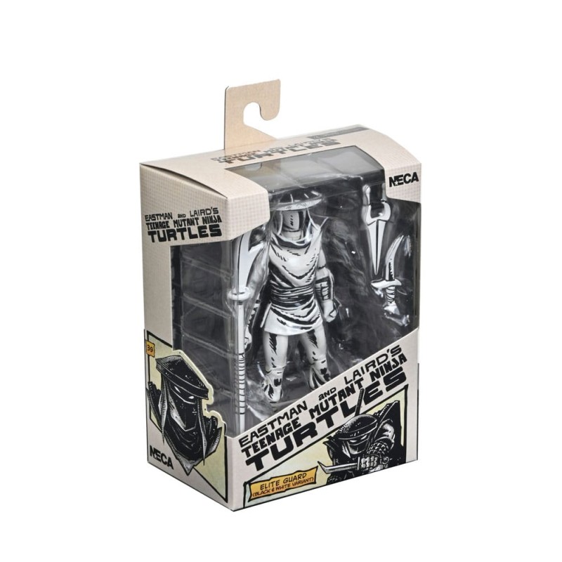 Teenage Mutant Ninja Turtles Action Figure Elite Foot Ninja Guard Black & White 18 cm | 0634482543863