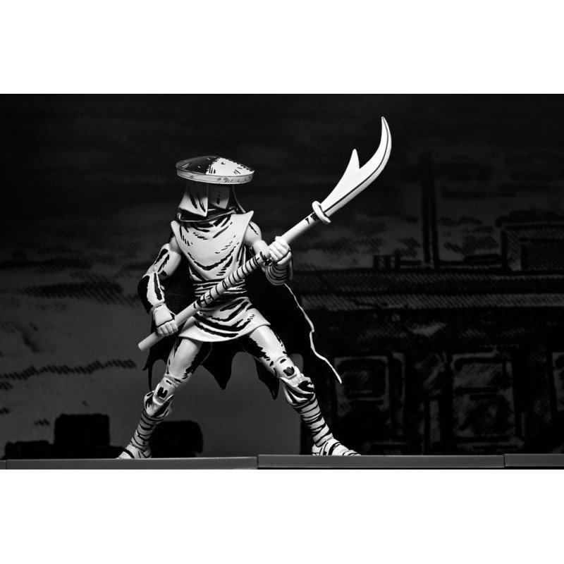 Teenage Mutant Ninja Turtles Action Figure Elite Foot Ninja Guard Black & White 18 cm | 0634482543863