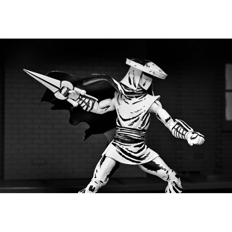 Teenage Mutant Ninja Turtles Action Figure Elite Foot Ninja Guard Black & White 18 cm | 0634482543863