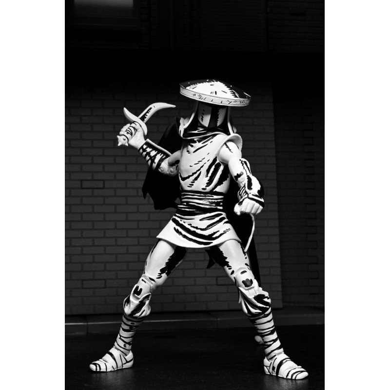 Teenage Mutant Ninja Turtles Action Figure Elite Foot Ninja Guard Black & White 18 cm | 0634482543863