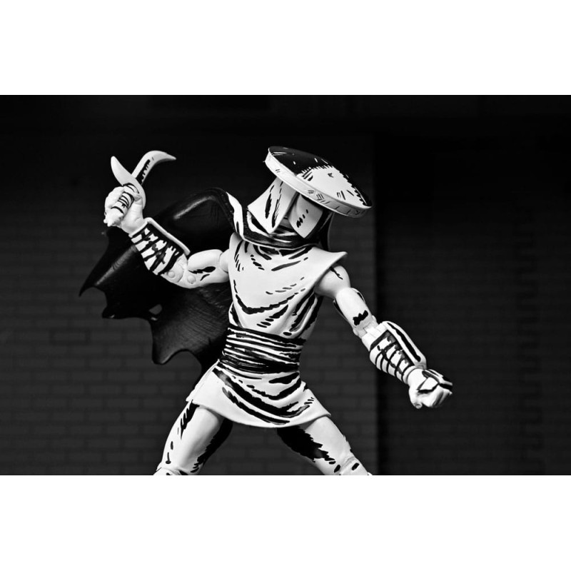 Teenage Mutant Ninja Turtles Action Figure Elite Foot Ninja Guard Black & White 18 cm | 0634482543863