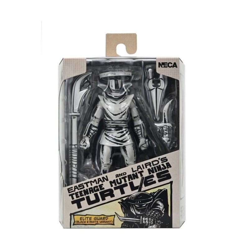 Teenage Mutant Ninja Turtles Action Figure Elite Foot Ninja Guard Black & White 18 cm | 0634482543863
