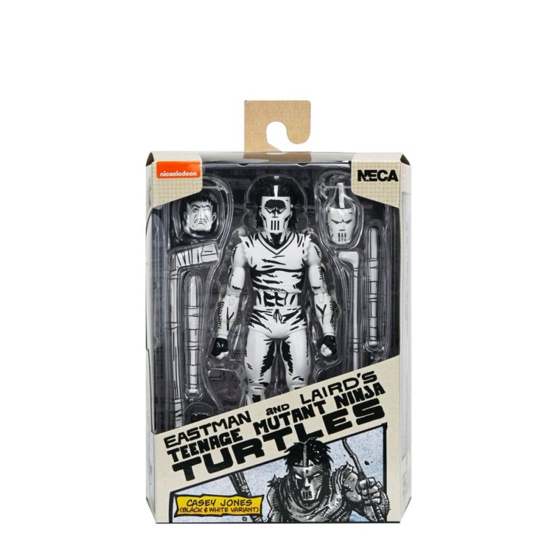 Teenage Mutant Ninja Turtles Action Figure Casey Jones Black & White 18 cm | 0634482543870