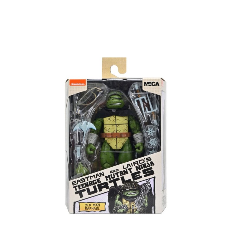 Tortues Ninja figurine Handyman Old Man Raphael 18 cm | 0634482544525