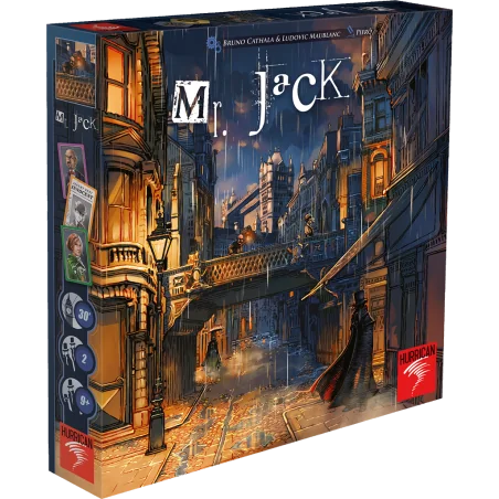 English Version
Game: Mr. Jack - London - Revised Edition
Publisher: Hurrican