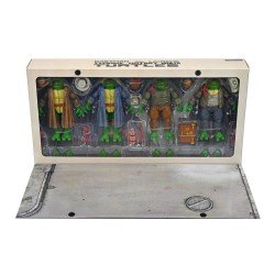 Tortues Ninja Pack de 4 figurines Gangster Turtles 18 cm | 0634482545102
