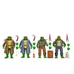 Tortues Ninja Pack de 4 figurines Gangster Turtles 18 cm | 0634482545102