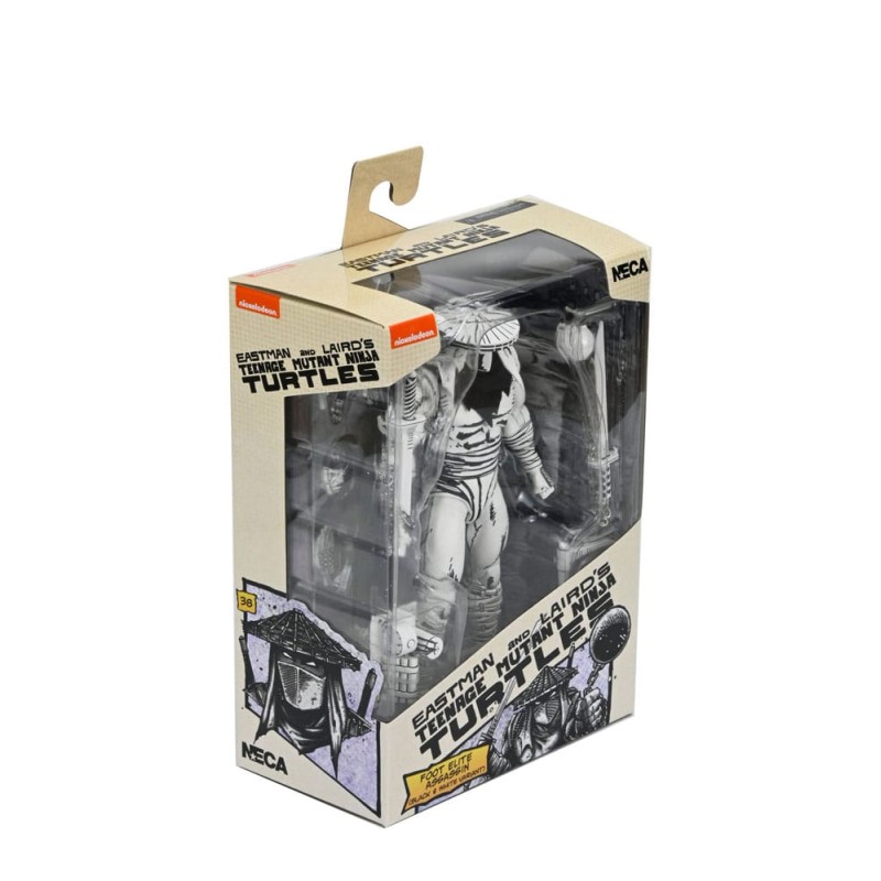 Teenage Mutant Ninja Turtles figurine Foot Assassin Black and White 18 cm | 0634482545423