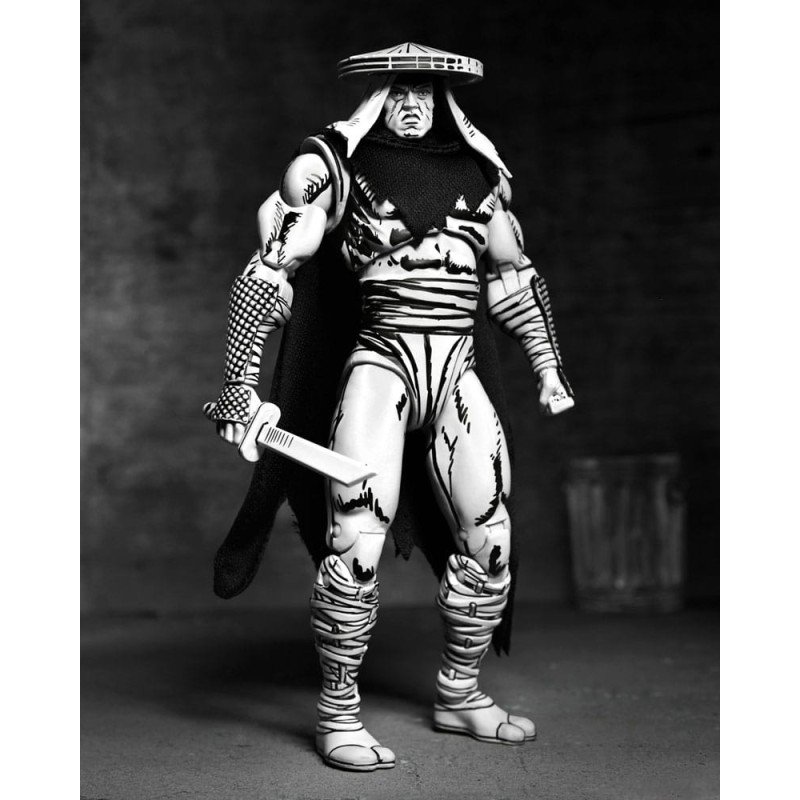 Teenage Mutant Ninja Turtles figurine Foot Assassin Black and White 18 cm | 0634482545423