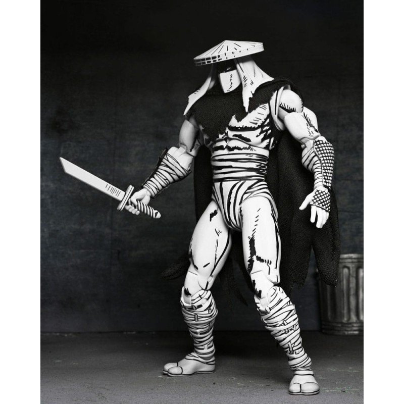 Teenage Mutant Ninja Turtles figurine Foot Assassin Black and White 18 cm | 0634482545423