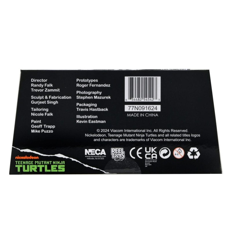 Teenage Mutant Ninja Turtles figurine Foot Assassin Black and White 18 cm | 0634482545423