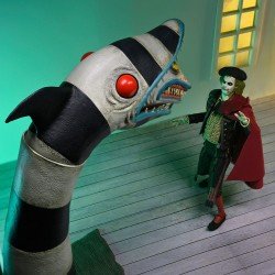 Beetlejuice Beetlejuice pack de 2 figurines Ultimate "Matador" Beetlejuice and Sandworm 18 cm | 0634482573211