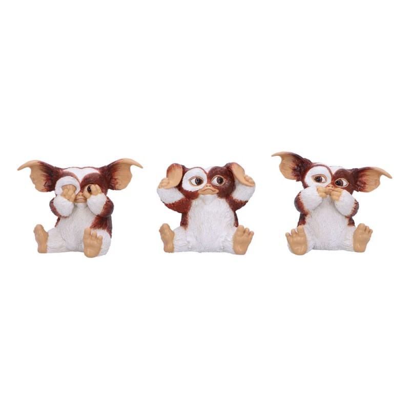 Gremlins pack 3 figurines Three Wise Gizmo 8 cm | 0801269157265