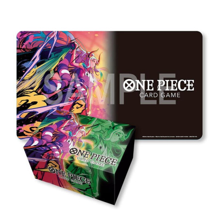 One Piece Kaartspel - Speelkleed en Opbergdoos Set - Yamato