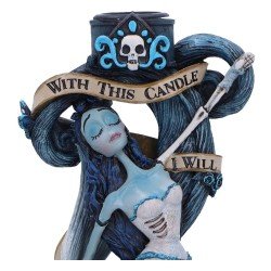 Les Noces funèbres bougeoir With This Candle Vow 19 cm | 0801269159368