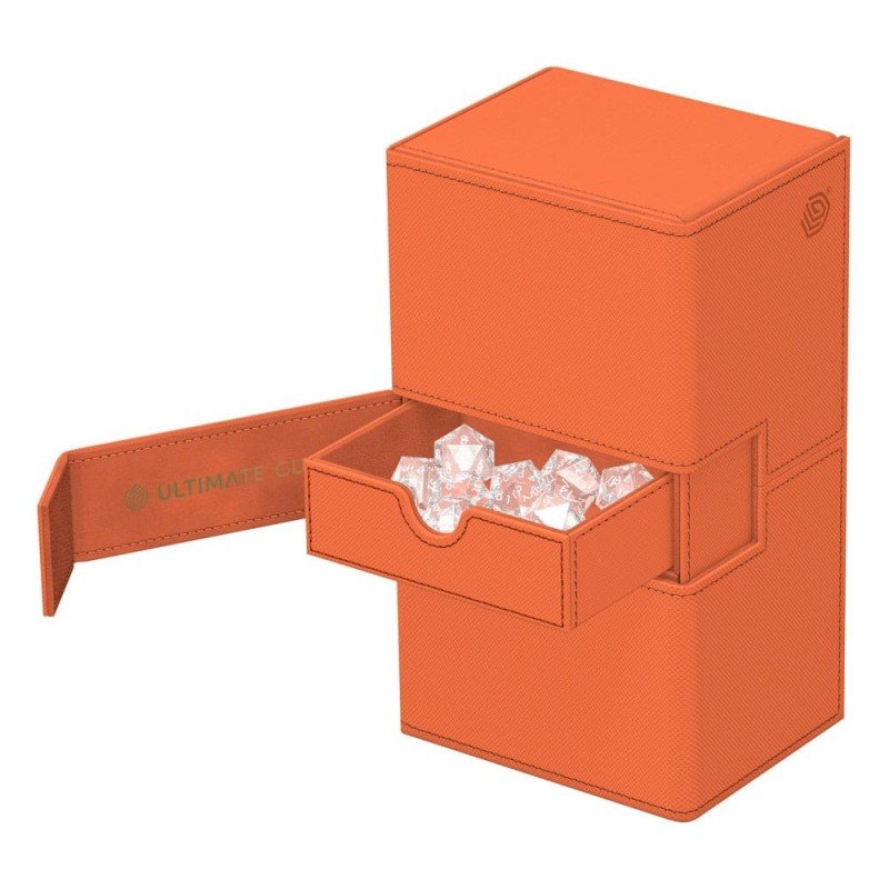 Ultimate Guard Twin Flip`n`Tray Deck Case 200+ XenoSkin "Summer Edition 2025" - Peach | 4056133040822