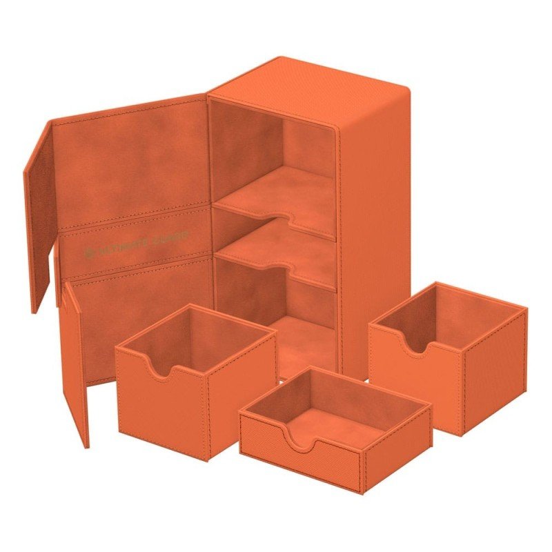 Ultimate Guard Twin Flip`n`Tray Deck Case 200+ XenoSkin "Summer Edition 2025" - Peach | 4056133040822