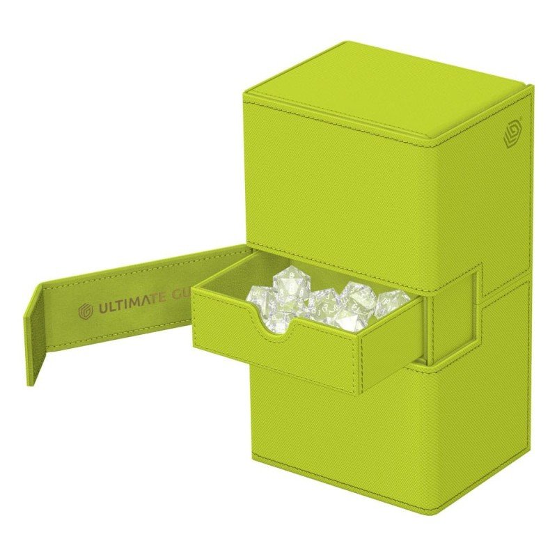 Ultimate Guard Twin Flip`n`Tray Deck Case 200+ XenoSkin "Summer Edition 2025" - Lime | 4056133040846