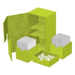 Ultimate Guard Twin Flip`n`Tray Deck Case 200+ XenoSkin "Summer Edition 2025" - Lime | 4056133040846