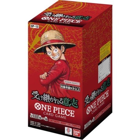 One Piece Card Game - Carrying on His Will ( OP-13 ) Display 24 boosters JPN | 4582769865213