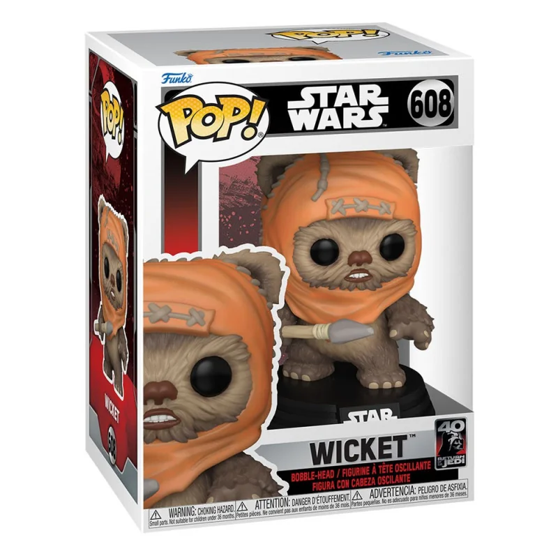 Star Wars Return of the Jedi 40th Anniversary Figuur Funko POP! Vinyl Wicket 9 cm | 889698707459