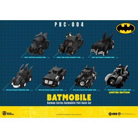 Batman Pull Back Car Series pack 6 voitures à friction Blind Box | 4711385263497