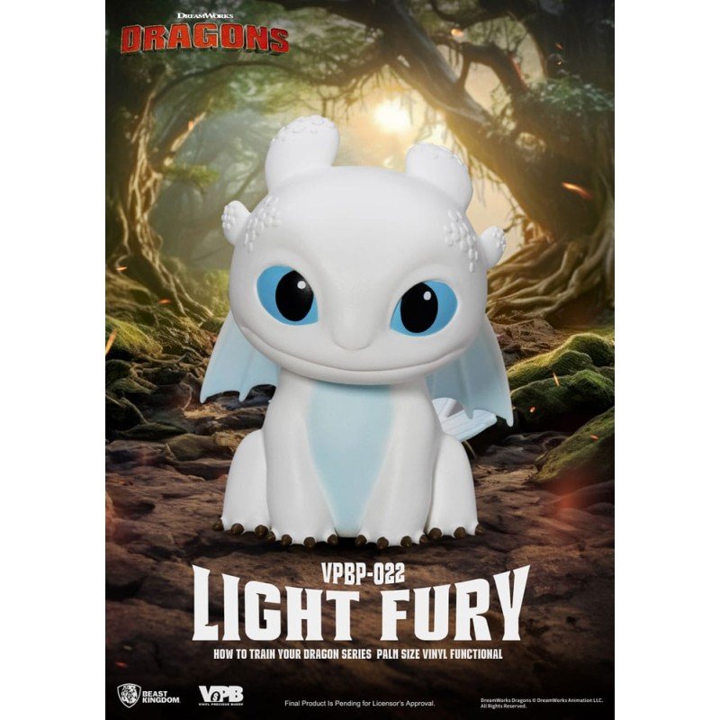 Dragons Piggy Bank tirelire Light Fury 12 cm | 4711385259728