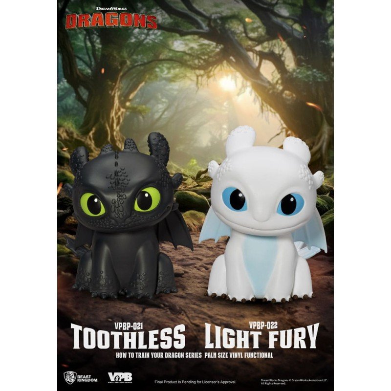 Dragons Piggy Bank tirelire Light Fury 12 cm | 4711385259728