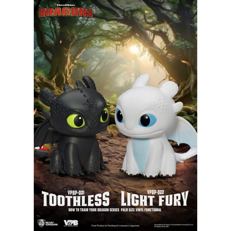 Dragons Piggy Bank tirelire Light Fury 12 cm | 4711385259728