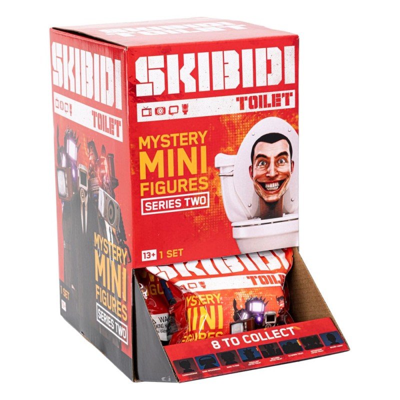 Skibidi Toilet présentoir mini-figurines Series 2 6 cm (24) | 0810054668169