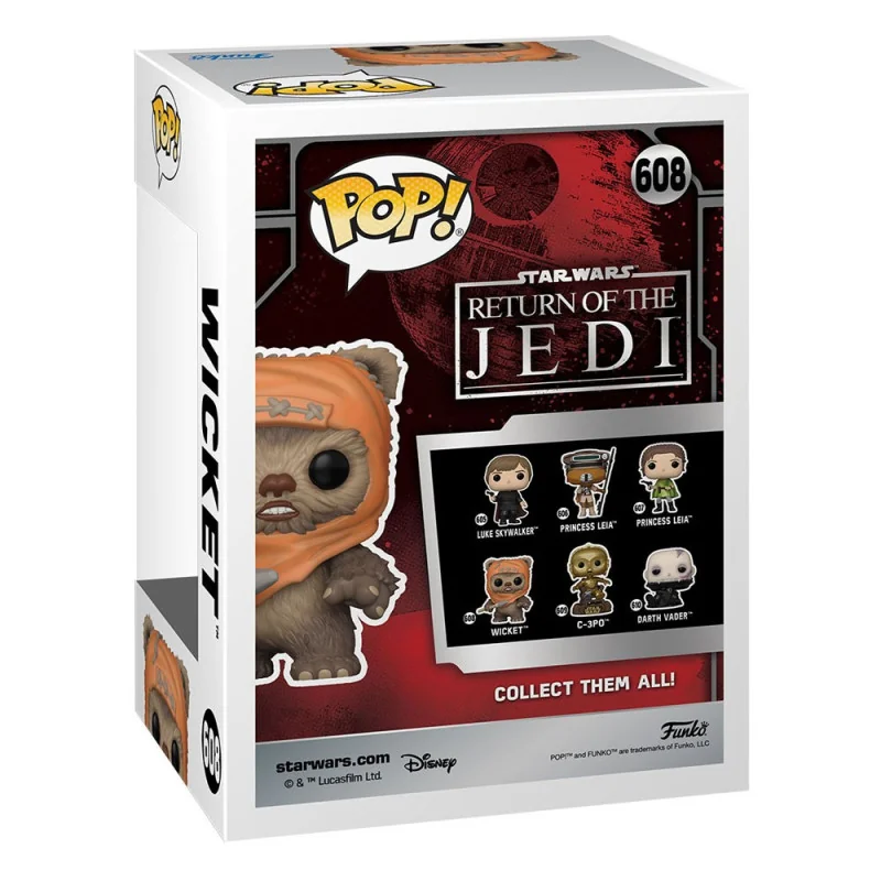 Star Wars Return of the Jedi 40th Anniversary Figure Funko POP! Vinyl Wicket 9 cm | 889698707459