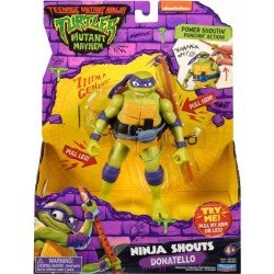 Teenage Mutant Ninja Turtles: Mutant Mayhem Ninja Shouts Action Figure Donatello 14 cm | 0043377833529