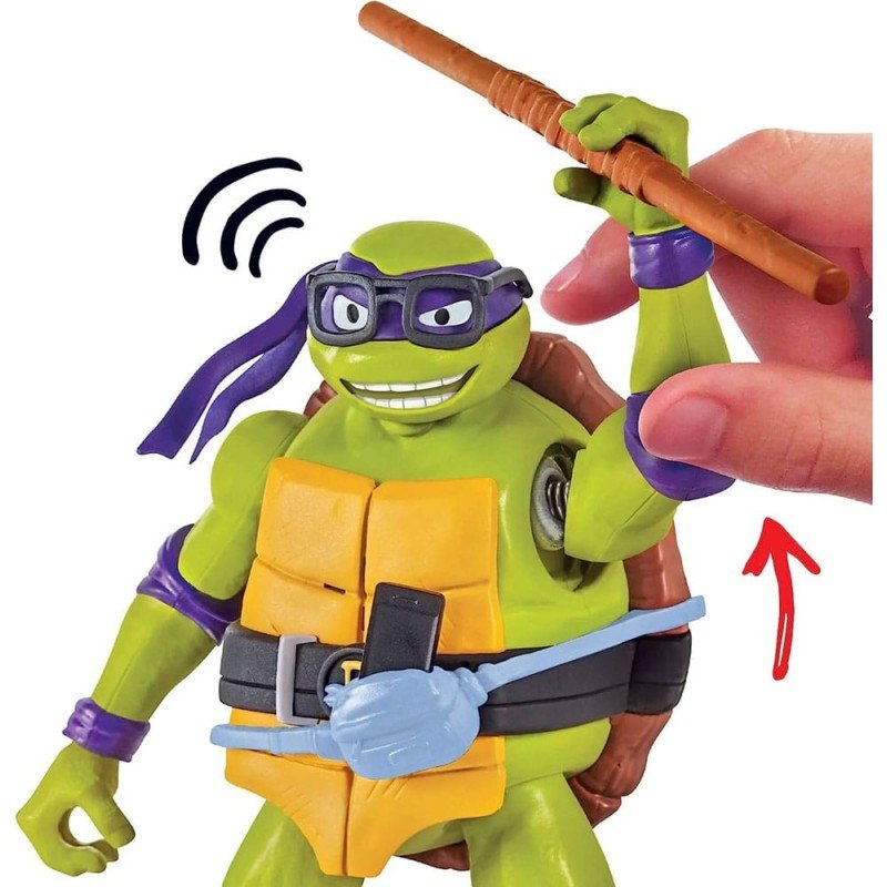 Ninja Turtles: Teenage Years Figurine Ninja Shouts Donatello 14 cm | 0043377833529