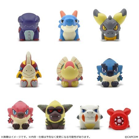 Monster Hunter assortiment Figure Builder trading figures 3 - 5 cm Finger Puppet Monster Hunter Vol. 2 (10) | 4976219132275