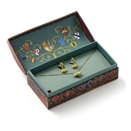 Harry Potter: Quidditch Golden Snitch Collier et Boucles Coffret cadeau (Doré) | 5055583462825
