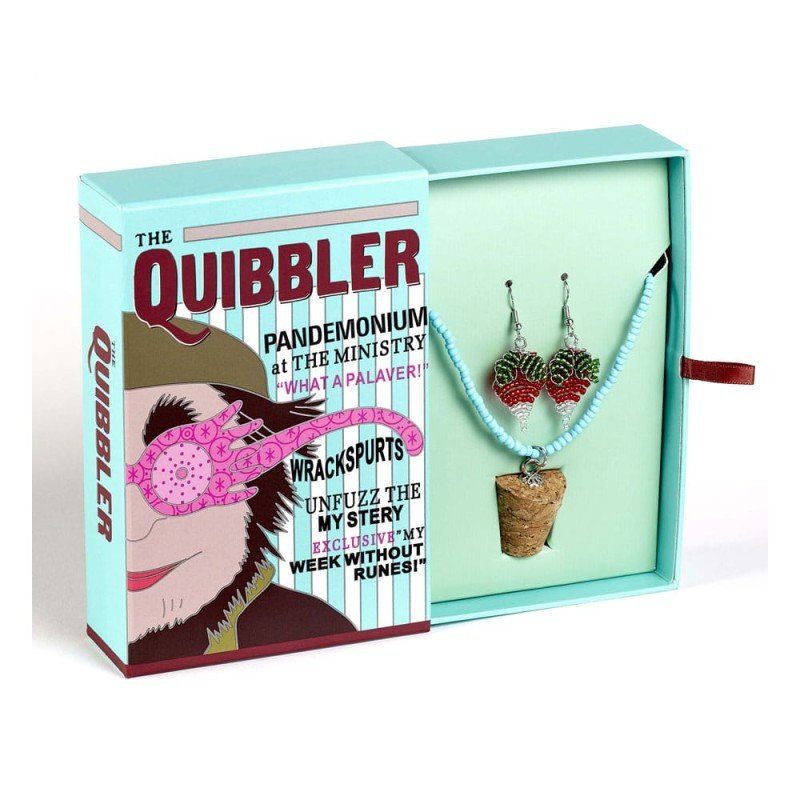 Harry Potter: Quidditch Collier avec pendentif en et perles Luna et boucles d'oreilles radis Coffret cadeau | 5055583462832