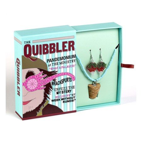 Harry Potter: Quidditch Collier avec pendentif en et perles Luna et boucles d'oreilles radis Coffret cadeau | 5055583462832