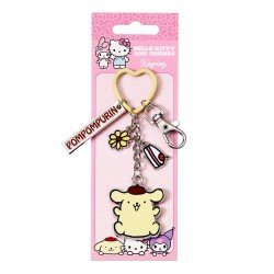 Hello Kitty porte-clés avec breloques Pompompurin 15 cm | 5055583480362